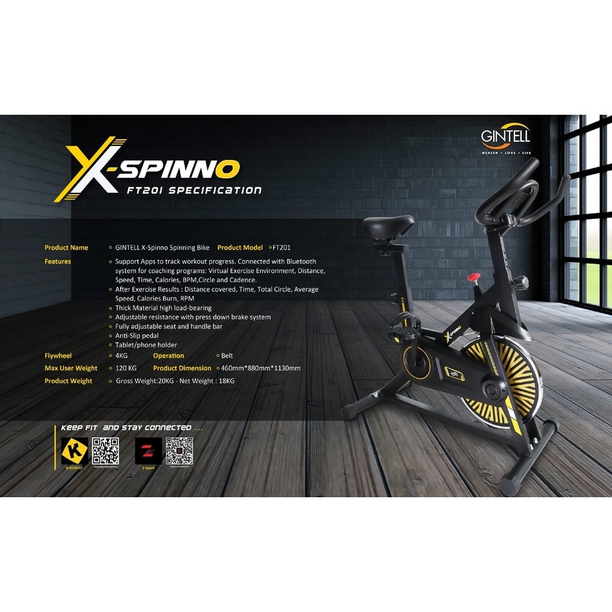 X Spinno Spinning Bike FT201