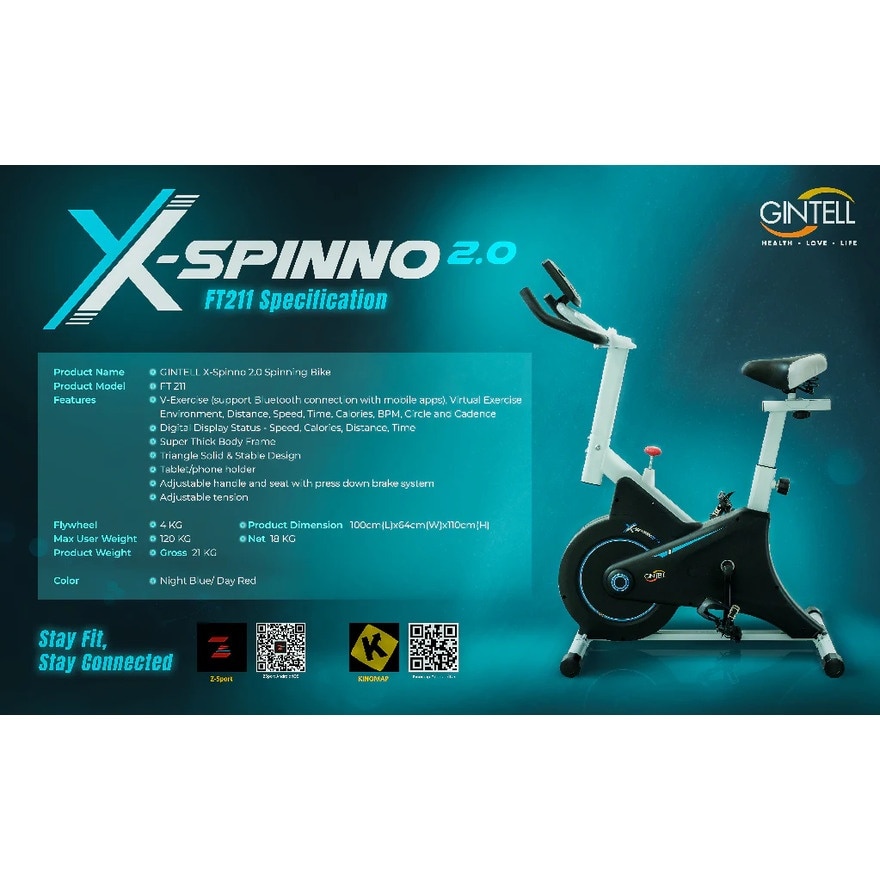 X Spinno-2.0 Spinning Bike FT211