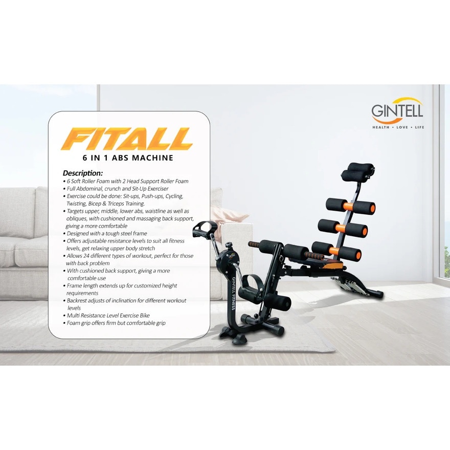 Fitall Abs Machine 6 IN 1 FT100