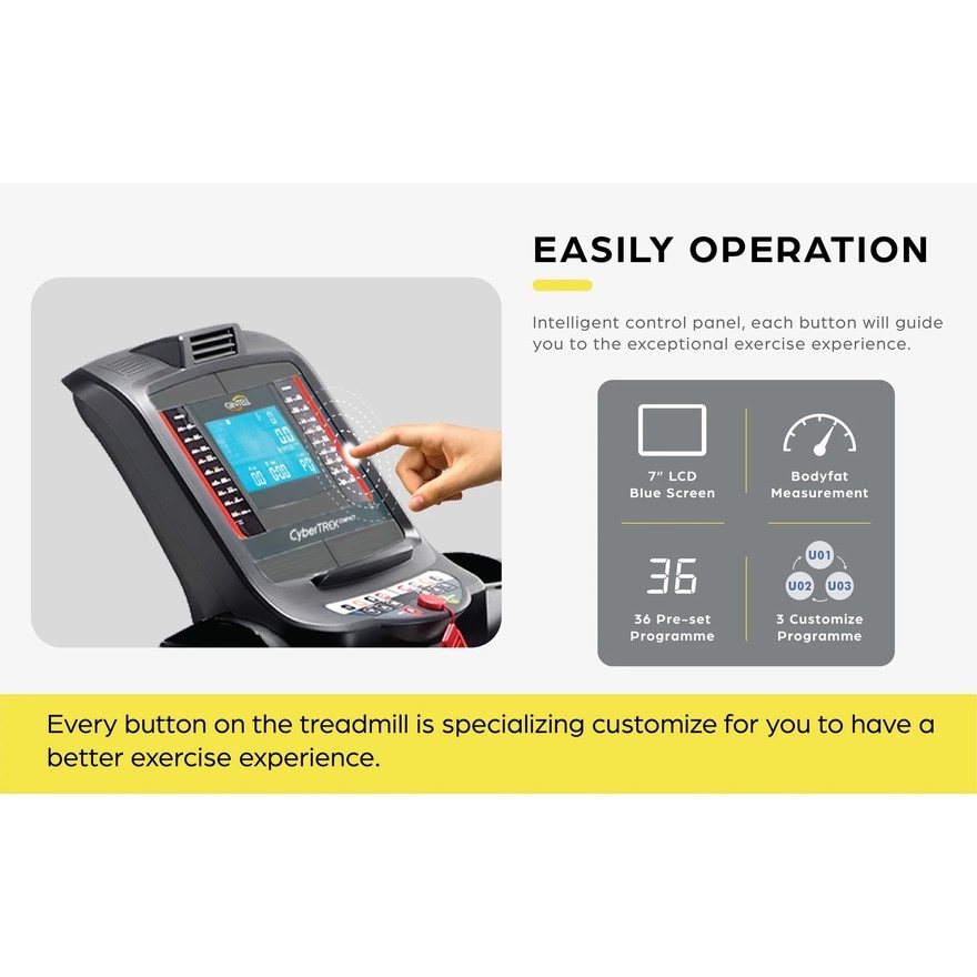 CyberTREK Compact Treadmill FT466X