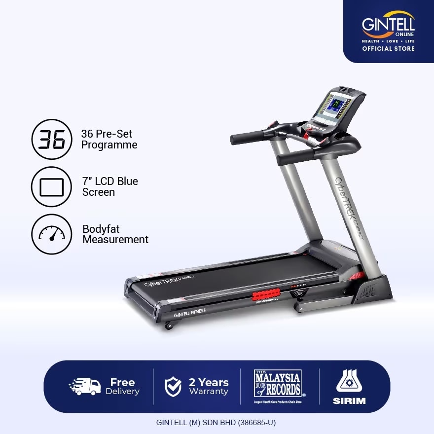 CyberTREK Compact Treadmill FT466X