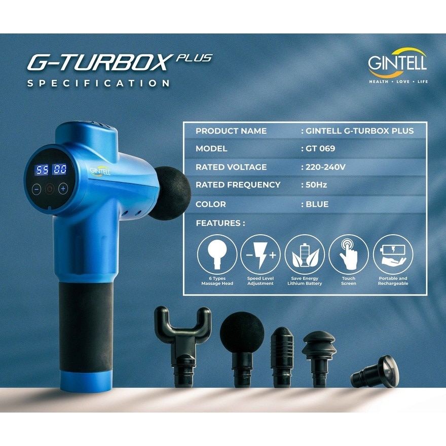 G Turbox PLUS Massage Gun GT069