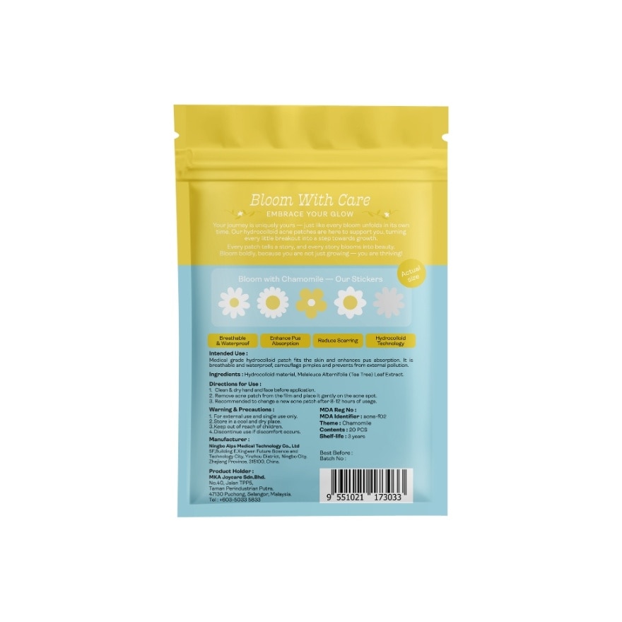 Acne Healing Patch 20's - Chamomile