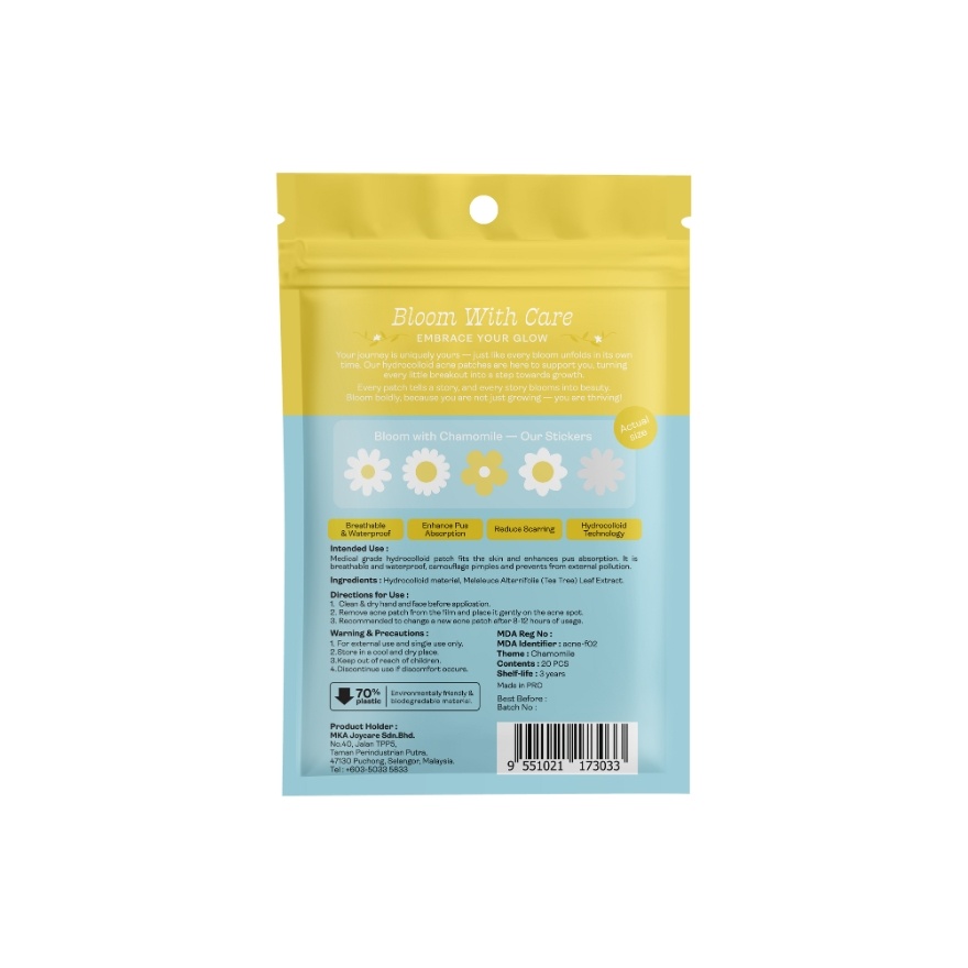 Acne Patch 20's - Chamomile