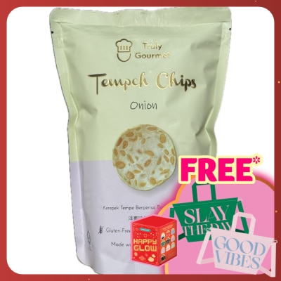 TRULY GOURMET Tempeh Chips Onion 80G