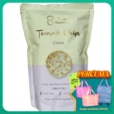 TRULY GOURMET Tempeh Chips Onion 80G