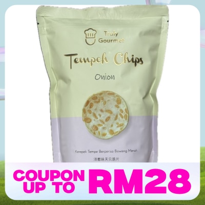 TRULY GOURMET Tempeh Chips Onion 80G