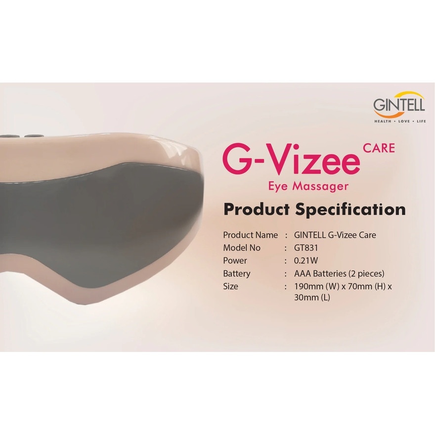 G Vizee Care Eye Massager GT831