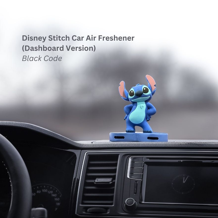 Disney stitch car air freshener black code 18g x 2