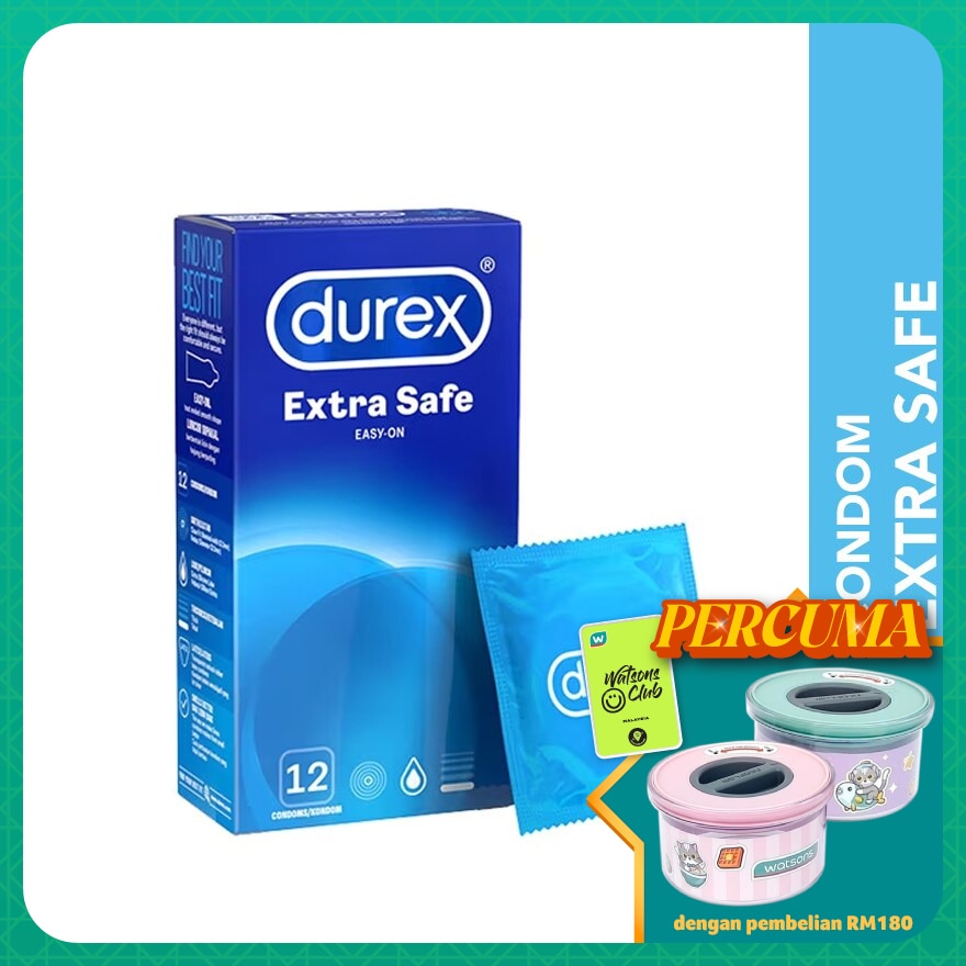 Condom Extra Safe Easy-On 12s