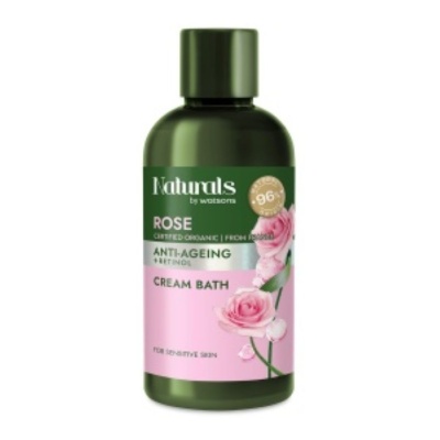 NATURALS BY WATSONS - Rose Anti-Ageing Cream Bath 100ml