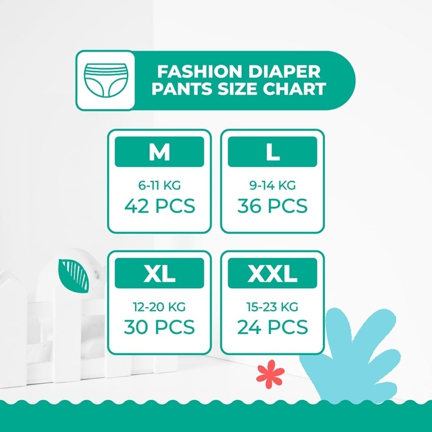 Fashion Pants Diaper Xxl24