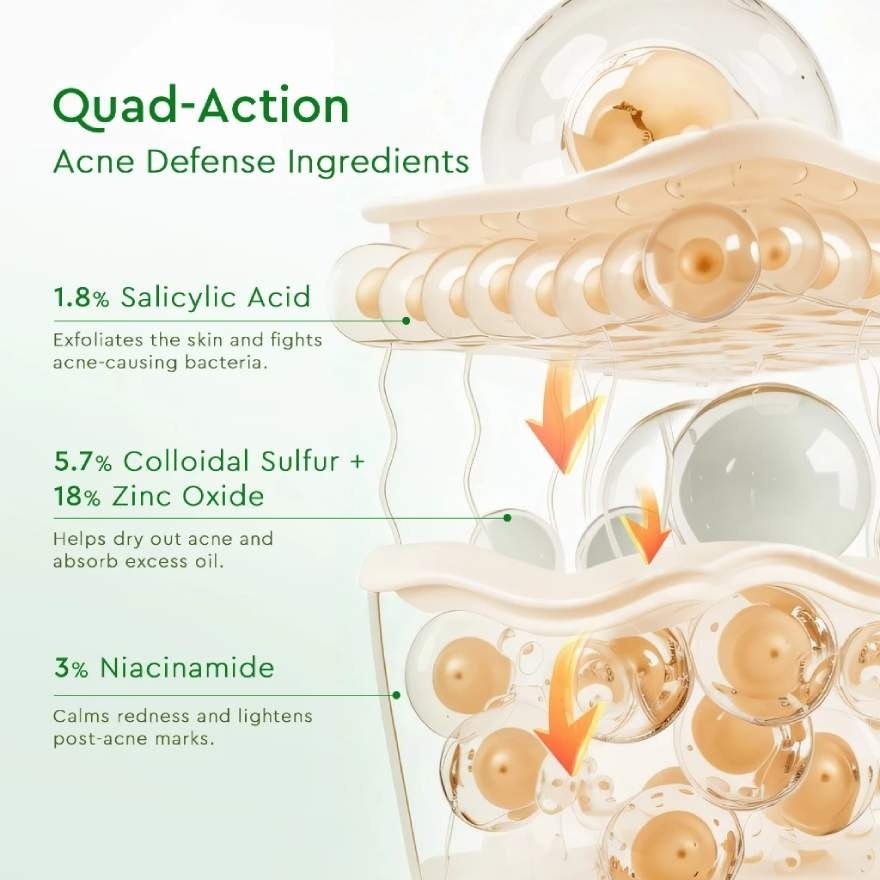 Acne Drying Lotion 10ml + Cotton Swab 20pcs