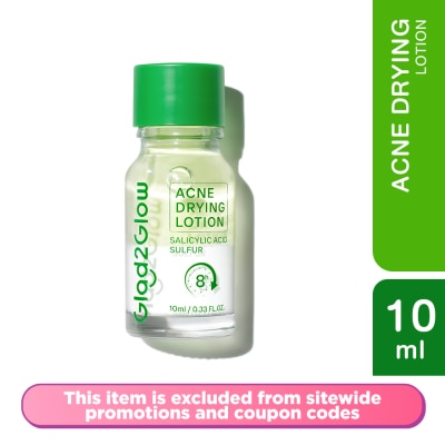 GLAD2GLOW - Acne Drying Lotion 10ml + Cotton Swab 20pcs