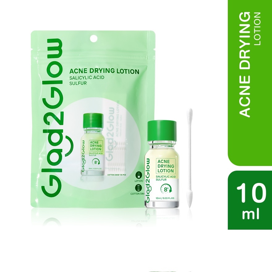 Acne Drying Lotion 10ml + Cotton Swab 20pcs