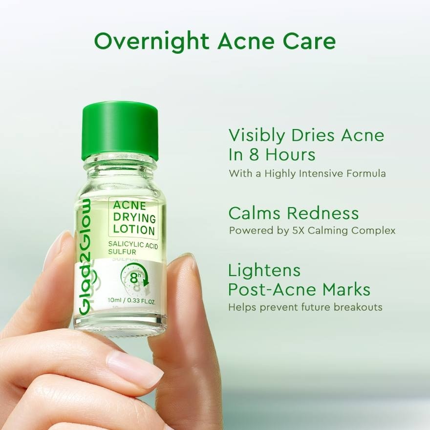 Acne Drying Lotion 10ml + Cotton Swab 20pcs