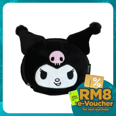 SANRIO COSMETICS Kuromi Cuddly Plush Makeup Pouch