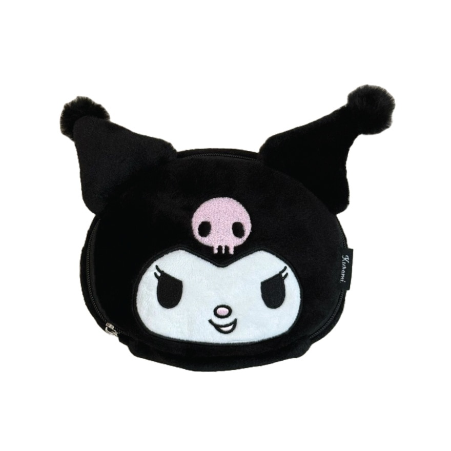 Kuromi Cuddly Plush Makeup Pouch