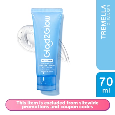 GLAD2GLOW Tremella Vita B5 Sensitive Calming Gel Cleanser 70ml