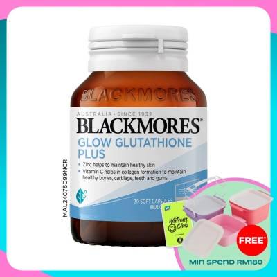 BLACKMORES Glow Glutathione Plus 250mg 30s