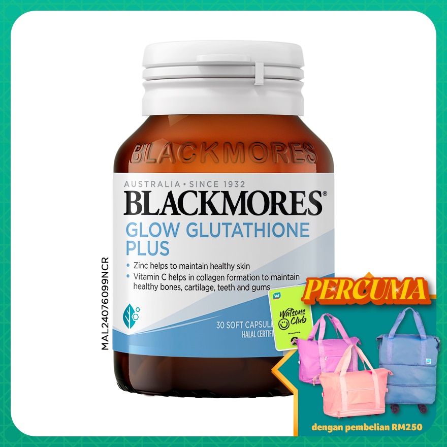 Glow Glutathione Plus 250mg 30s