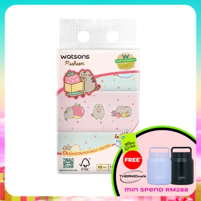 WATSONS - Pusheen Velvet Travel Facial Tissue XS Size 3ply x 100sheets x 3s