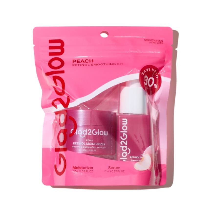 Peach Retinol Smoothing Kit (Serum 17ml + Moisturizer 30g)