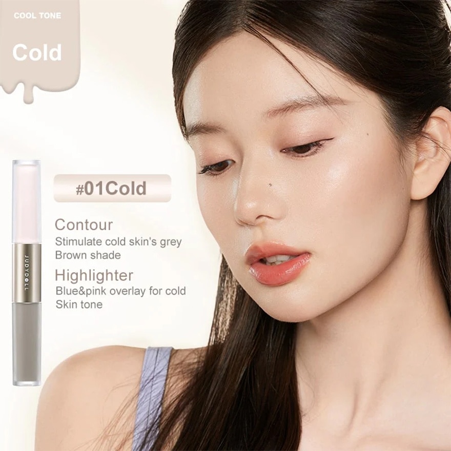 Liquid Highlighter & Contour Duo 01 Cool Tone
