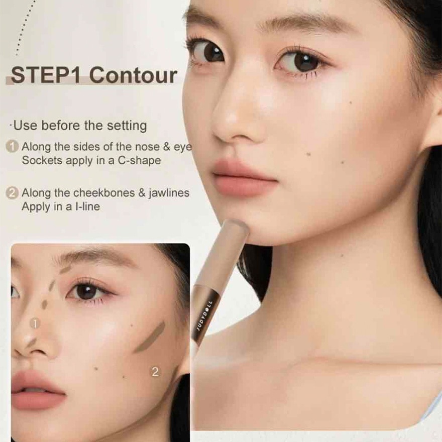 Liquid Highlighter & Contour Duo 02 Warm Tone