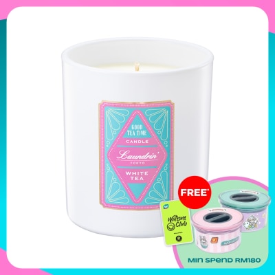 LAUNDRIN Aroma Candle White Tea 180g