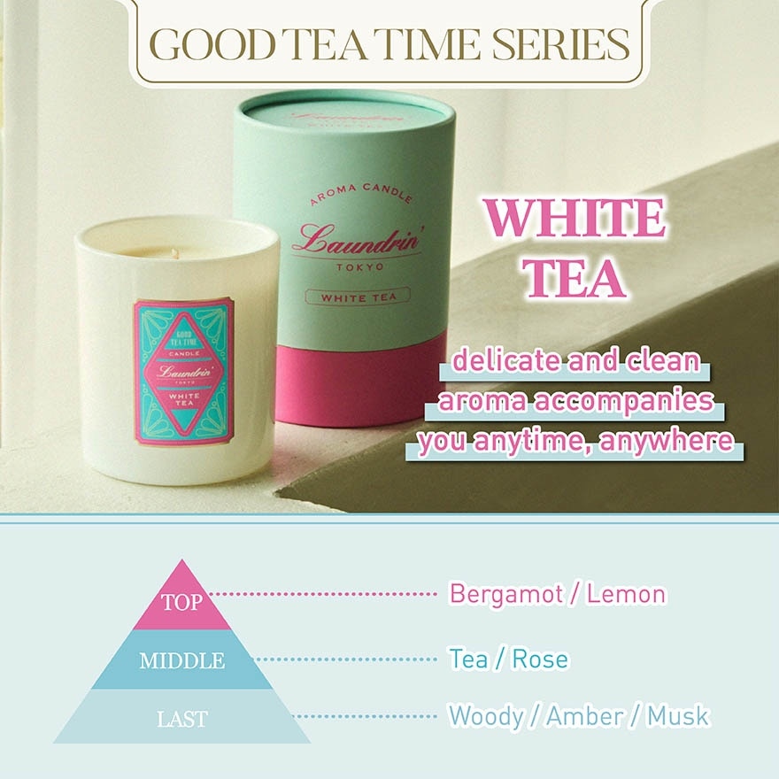 Aroma Candle White Tea 180g