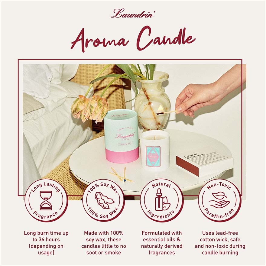Aroma Candle White Tea 180g image