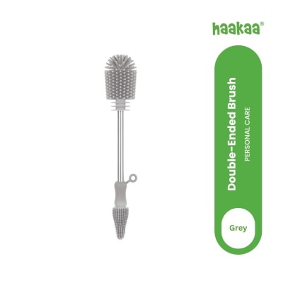 HAAKAA Double-ended Silicone Cleaning Brush Suva Grey