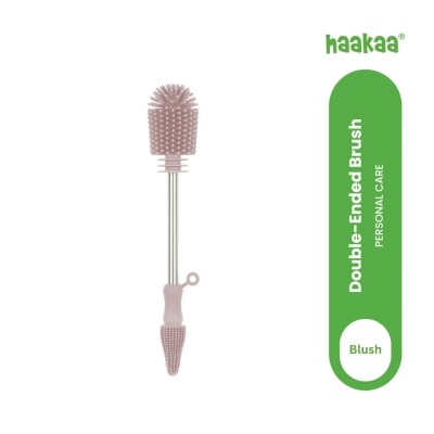 HAAKAA Double ended Silicone Cleaning Brush Blush