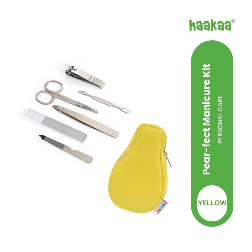 Baby Nail Care Pear fect Manicure Kit Lemon Yellow