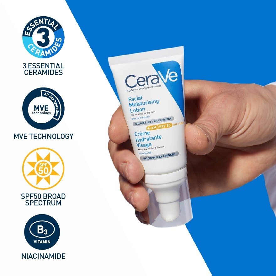 AM Face Moist SPF50 Lotion 52ml image