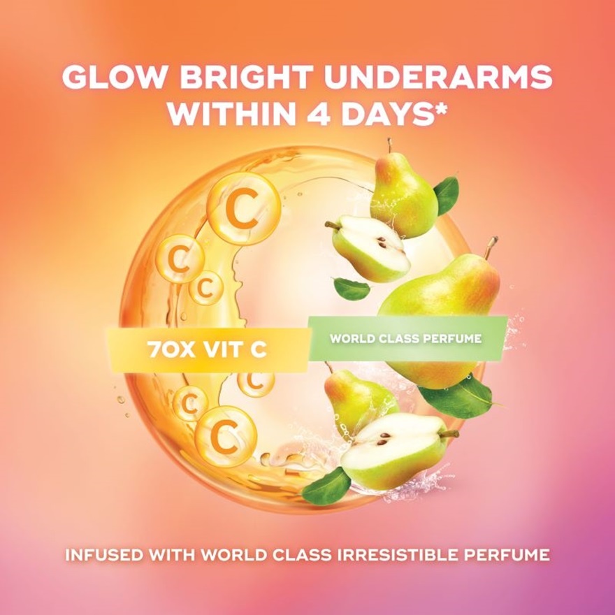 Vitamin Bright Pear Restore Roll On Deo 2x45ml image