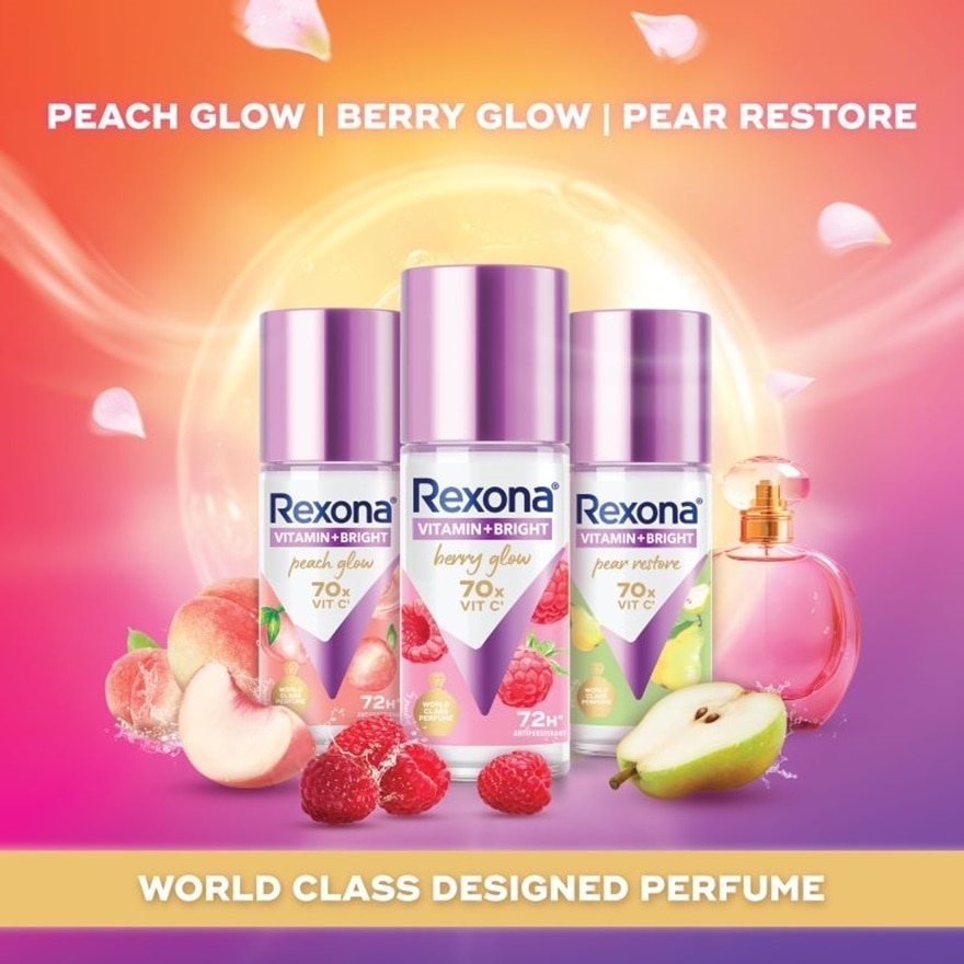 Vitamin Bright Pear Restore Roll On Deo 2x45ml