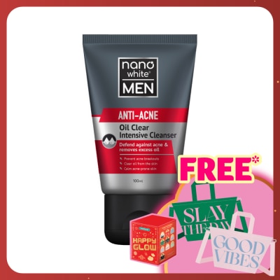 NANO WHITE MEN Anti-Acne Oil Clear Intensive Cleanser 100ml