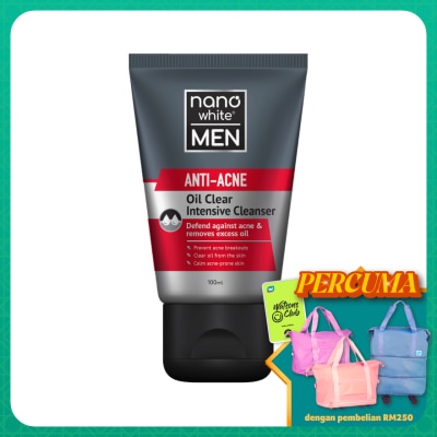 NANO WHITE MEN Anti-Acne Oil Clear Intensive Cleanser 100ml