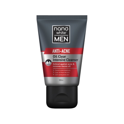 NANO WHITE MEN - Anti-Acne Oil Clear Intensive Cleanser 100ml