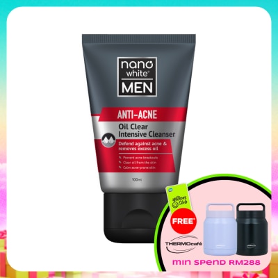 NANO WHITE MEN - Anti-Acne Oil Clear Intensive Cleanser 100ml