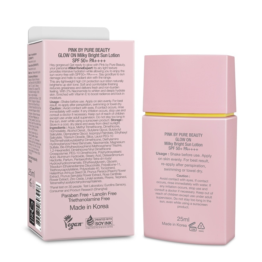 Glow On Milky Bright Sun Lotion SPF50+ PA++++ 25ml