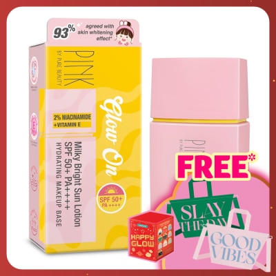 PINK BY PURE BEAUTY Glow On Milky Bright Sun Lotion SPF50+ PA++++ 25ml