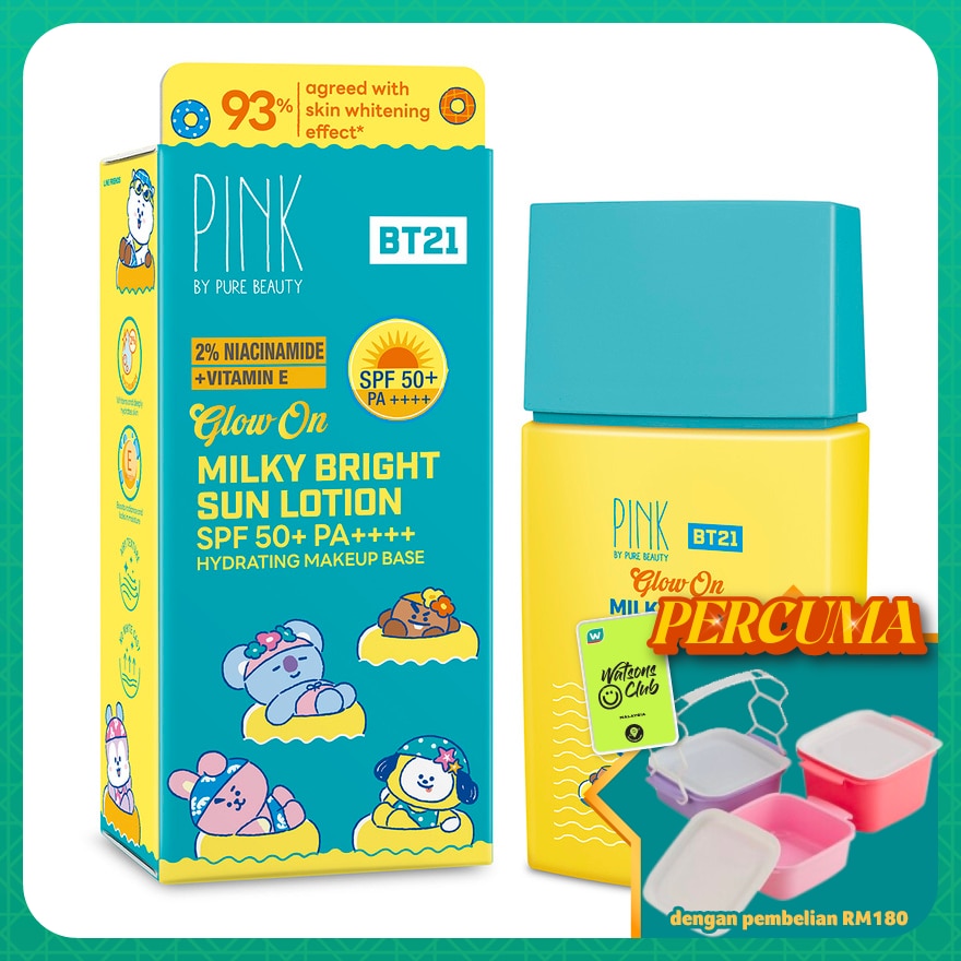 Glow On Milky Bright Sun Lotion SPF50+ PA++++ 25ml