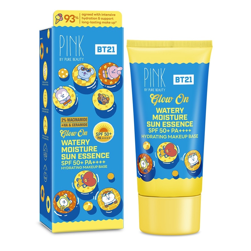 Glow On Watery Moisture Sun Essence SPF50+ PA++++ 50ml