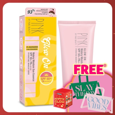 PINK BY PURE BEAUTY Glow On Watery Moisture Sun Essence SPF50+ PA++++ 50ml