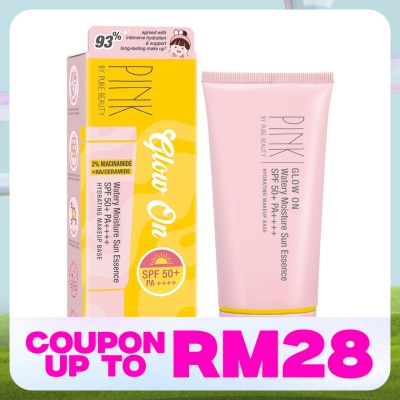 PINK BY PURE BEAUTY Glow On Watery Moisture Sun Essence SPF50+ PA++++ 50ml