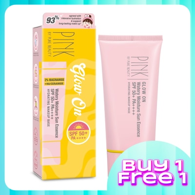 PINK BY PURE BEAUTY Glow On Watery Moisture Sun Essence SPF50+ PA++++ 50ml