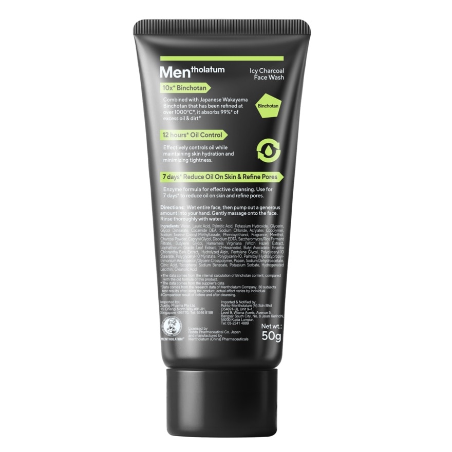 Icy Charcoal Face Wash 50ml